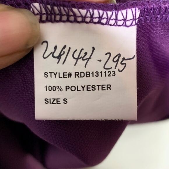 Tobi Purple Dress with Black Trim Womens Size S - Picture 6 of 7